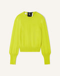 WOOL SWEATER WITH GROS GRAIN DETAIL