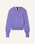 WOOL SWEATER WITH GROS GRAIN DETAIL