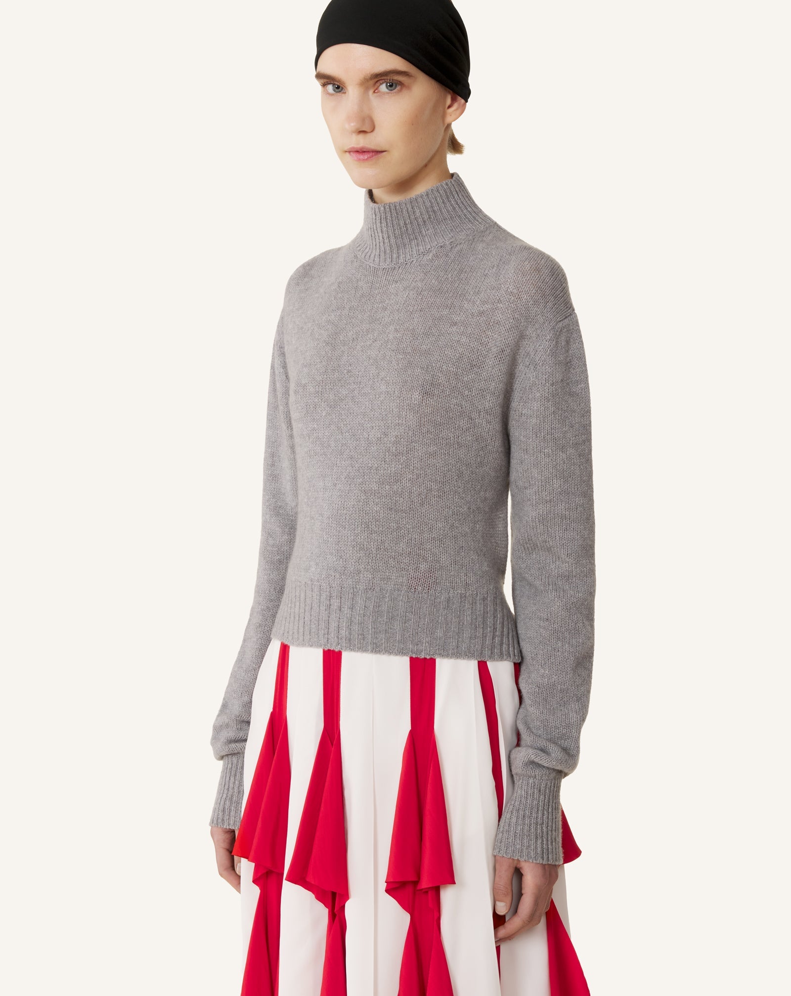 OPEN-BACK SWEATER IN CASHMERE