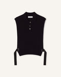 SLEEVELESS CASHMERE SWEATER