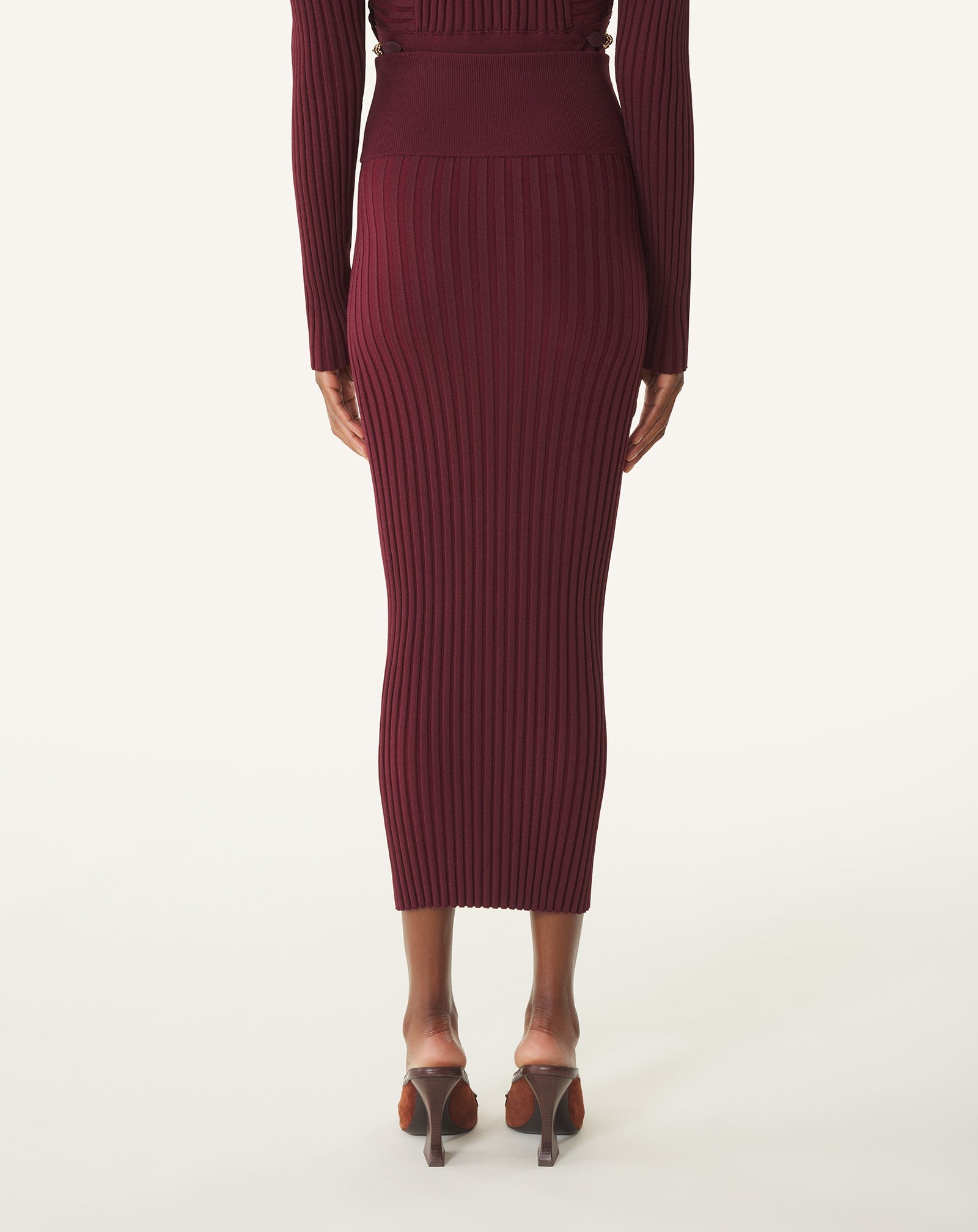 MIDI SKIRT IN VISCOSE