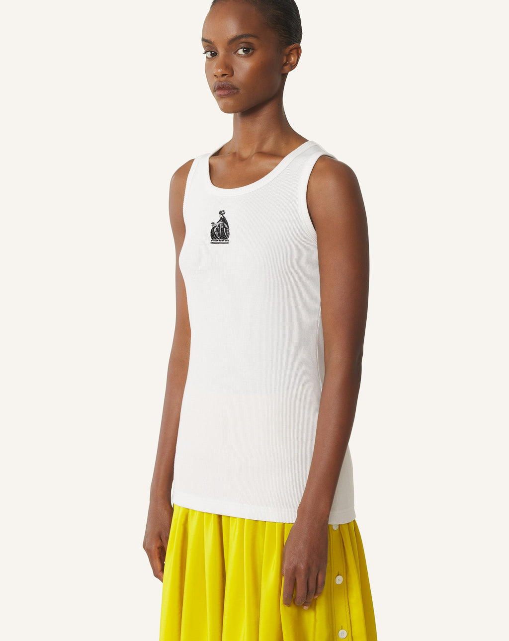 MOTHER AND CHILD RIBBED TANK TOP