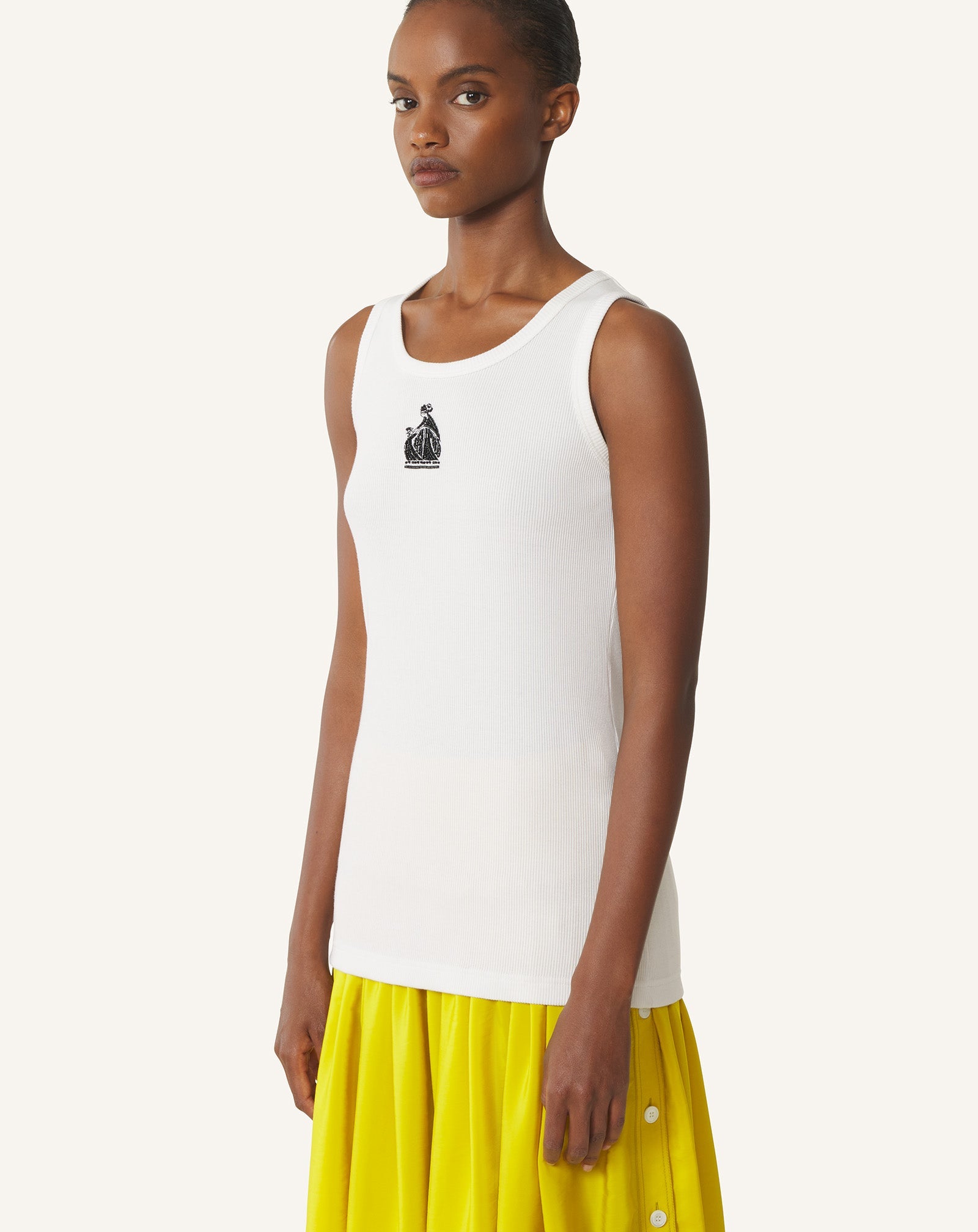 MOTHER AND CHILD RIBBED TANK TOP