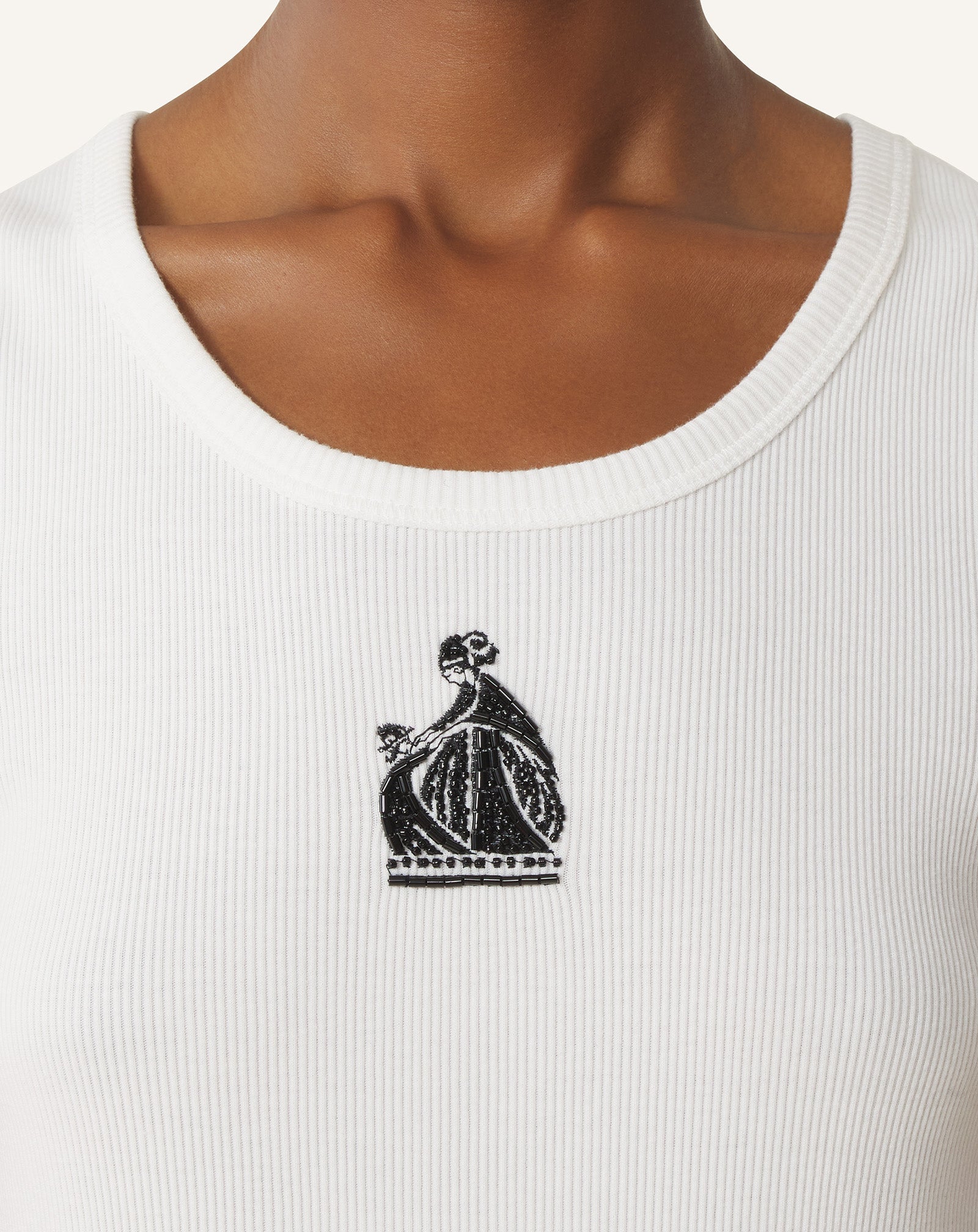 MOTHER AND CHILD RIBBED TANK TOP