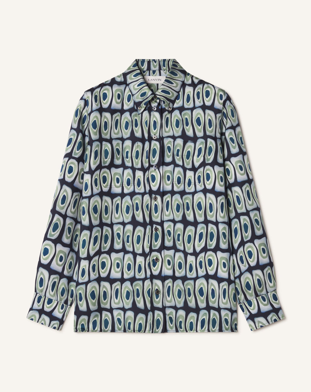 CLASSIC PRINTED SHIRT IN SILK