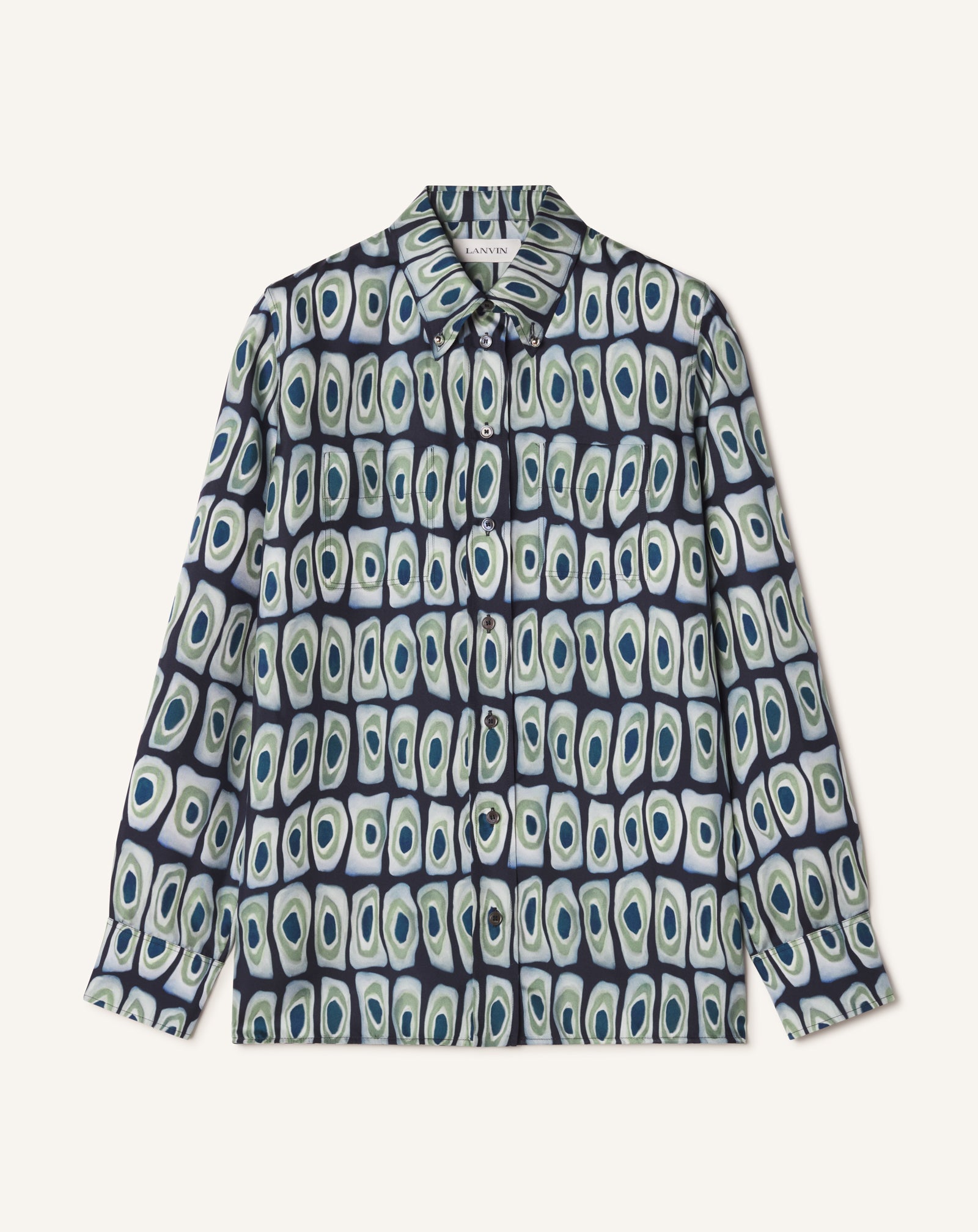 CLASSIC PRINTED SHIRT IN SILK