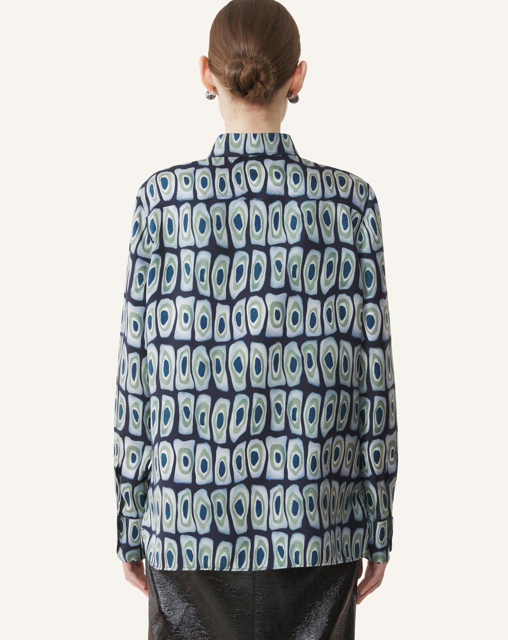 CLASSIC PRINTED SHIRT IN SILK
