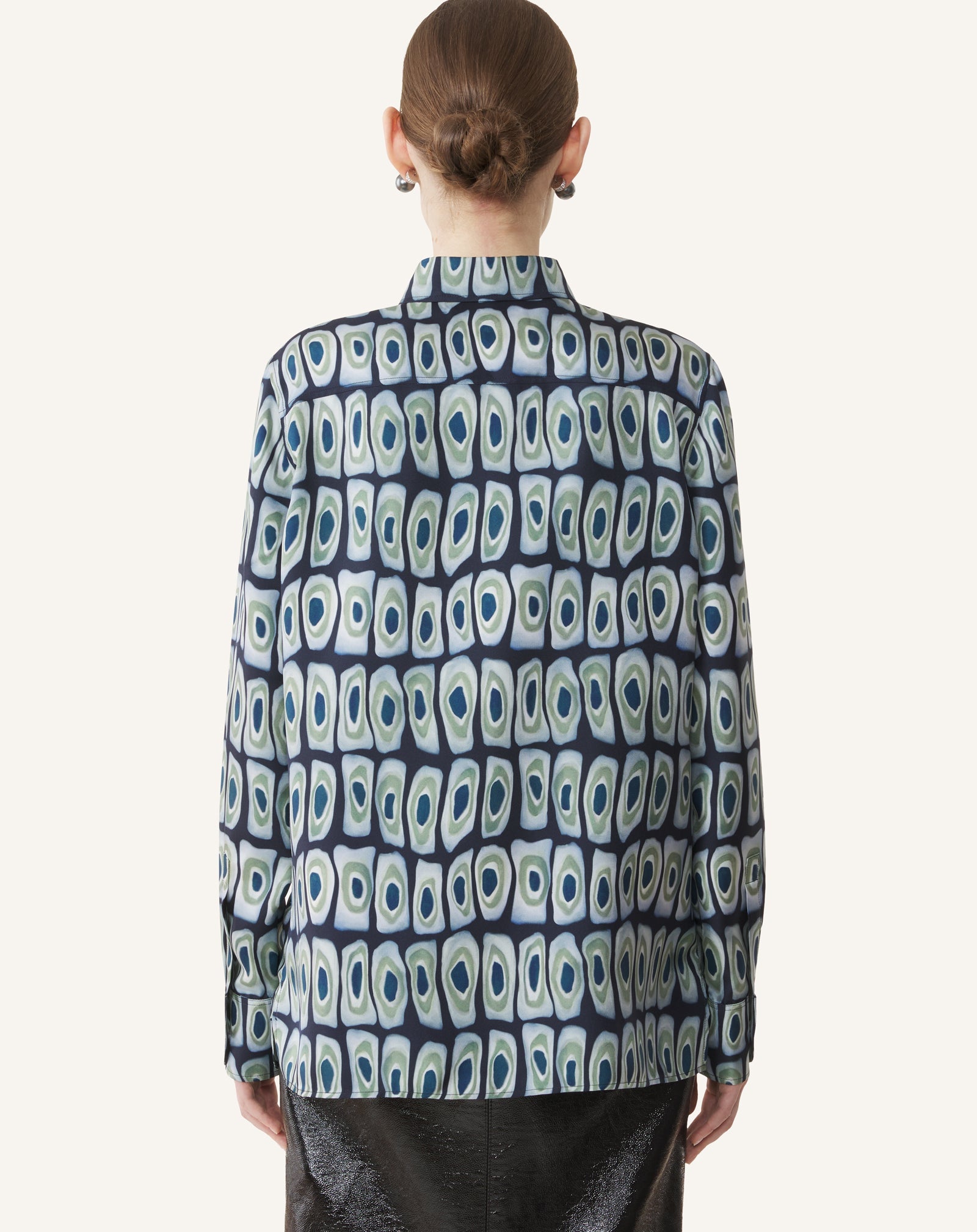 CLASSIC PRINTED SHIRT IN SILK