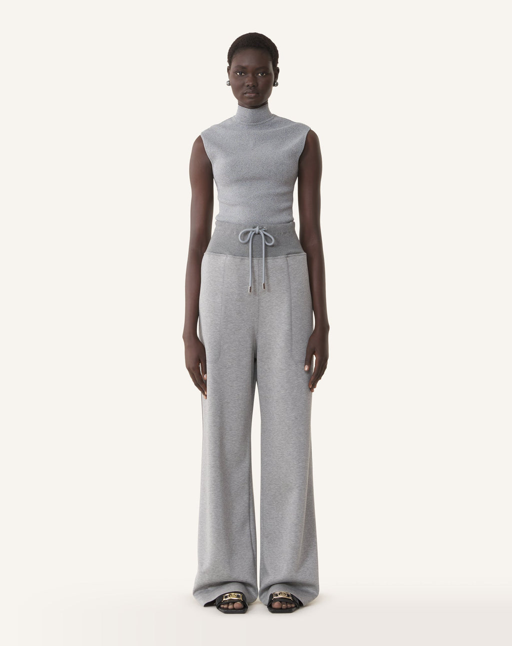 WIDE JOGGING SUIT IN DOUBLE-FACED JERSEY