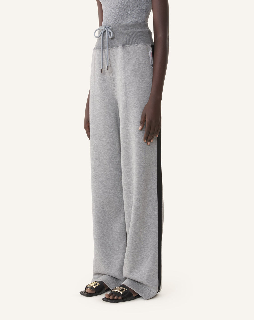 WIDE JOGGING SUIT IN DOUBLE-FACED JERSEY