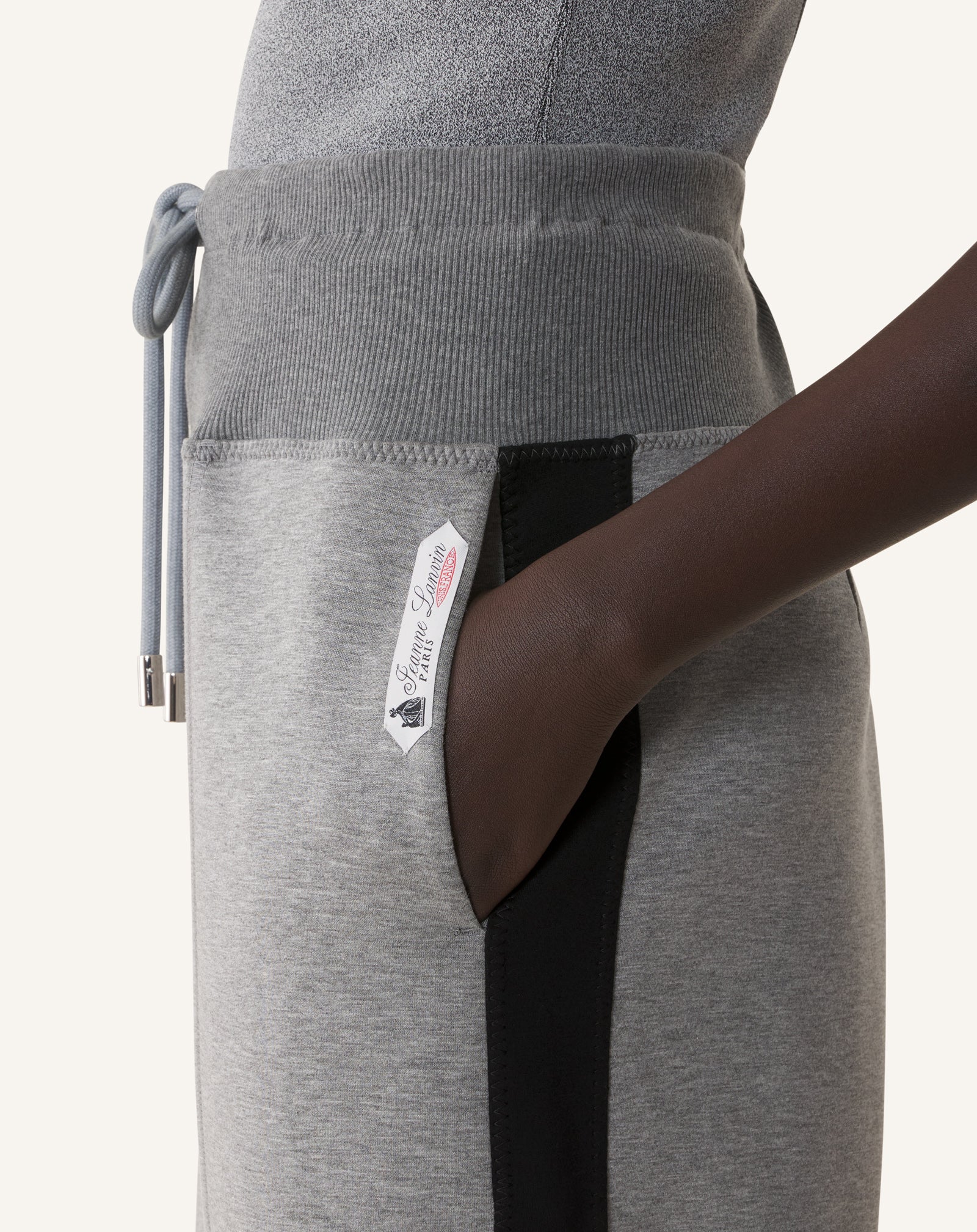 WIDE JOGGING SUIT IN DOUBLE-FACED JERSEY