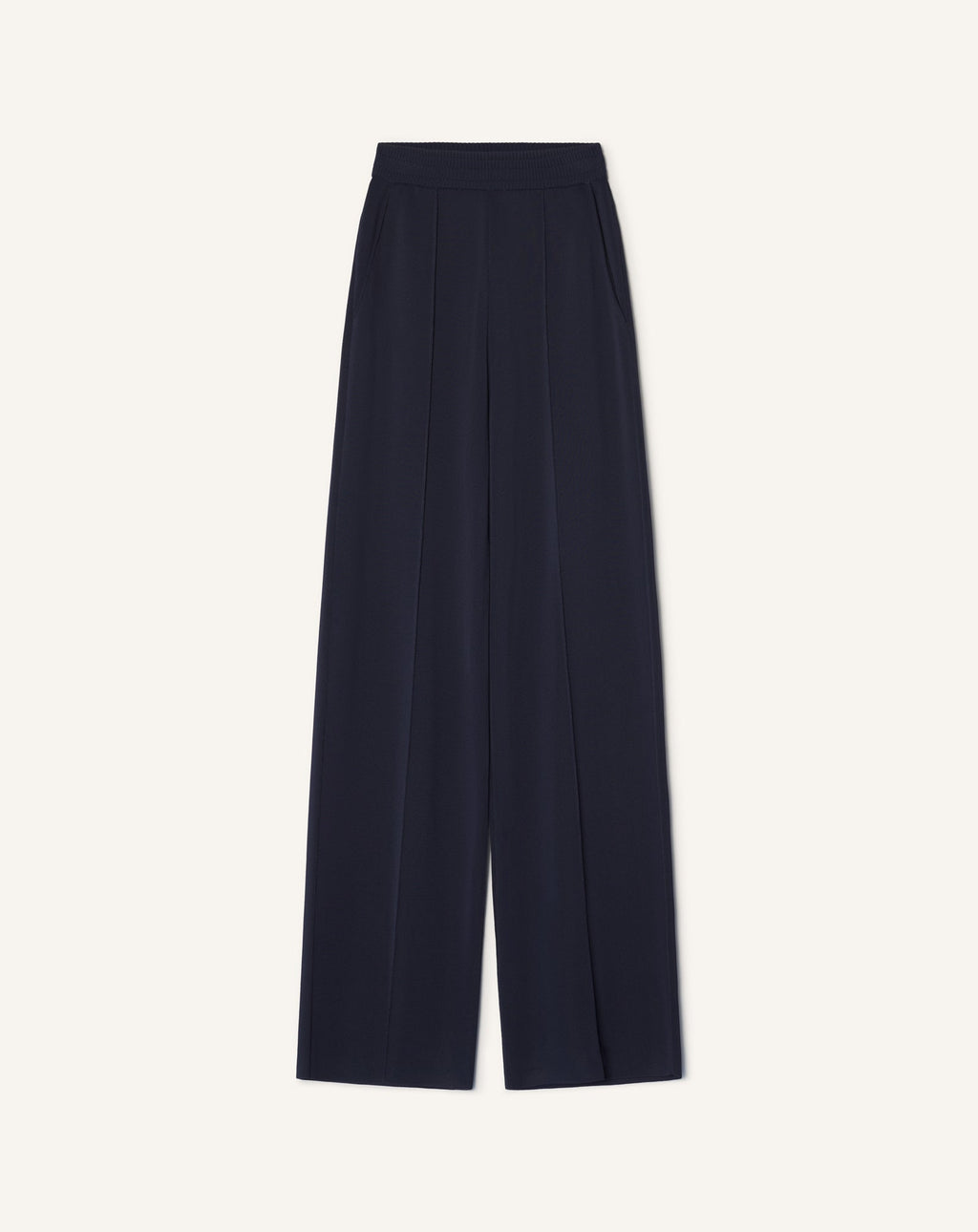VISCOSE WIDE-LEG PANTS