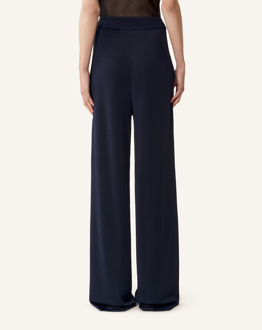 VISCOSE WIDE-LEG PANTS