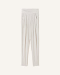 DRAPED CHARMEUSE PANTS