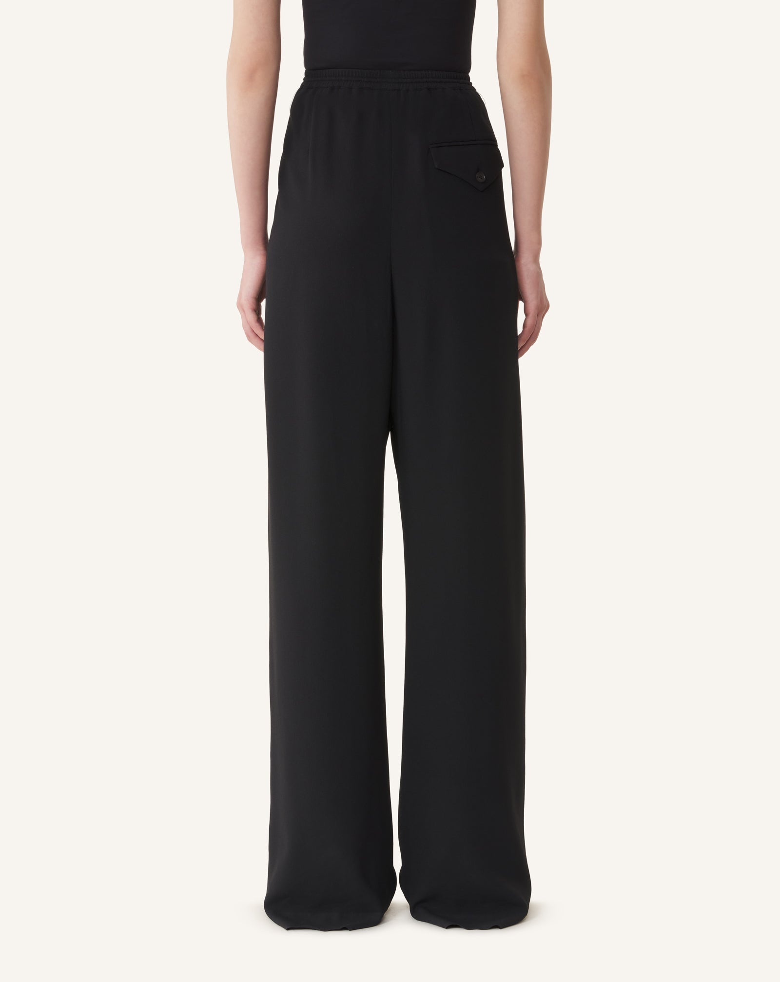 WIDE PANTS IN SABLE