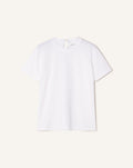COTTON T-SHIRT WITH RIBBON DETAIL