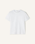 COTTON T-SHIRT WITH RIBBON DETAIL