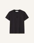 MOTHER AND DAUGHTER EMBROIDERED JERSEY T-SHIRT
