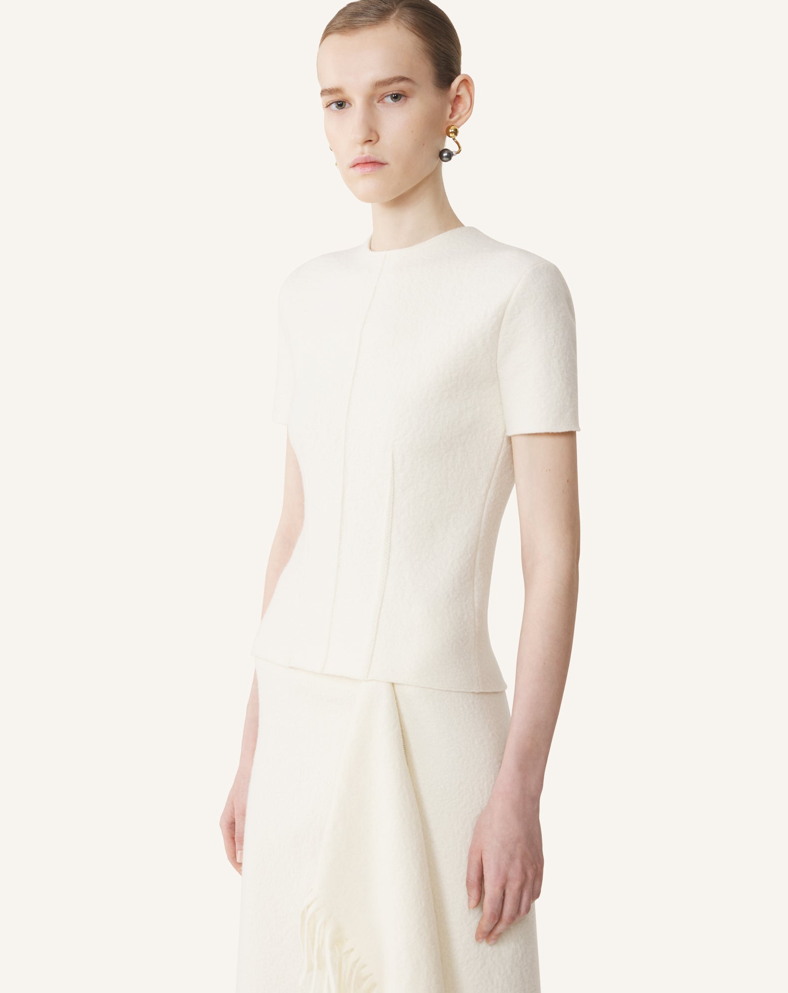 COTTON MESH T-SHIRT