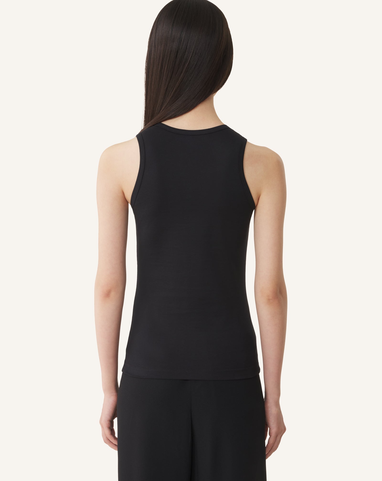 MOTHER AND DAUGHTER EMBROIDERED JERSEY TANK TOP