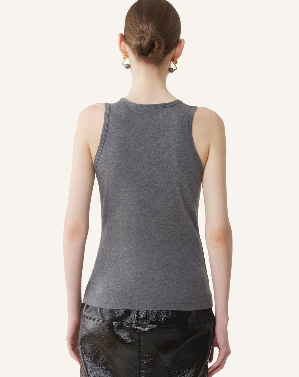 MOTHER AND DAUGHTER EMBROIDERED JERSEY TANK TOP