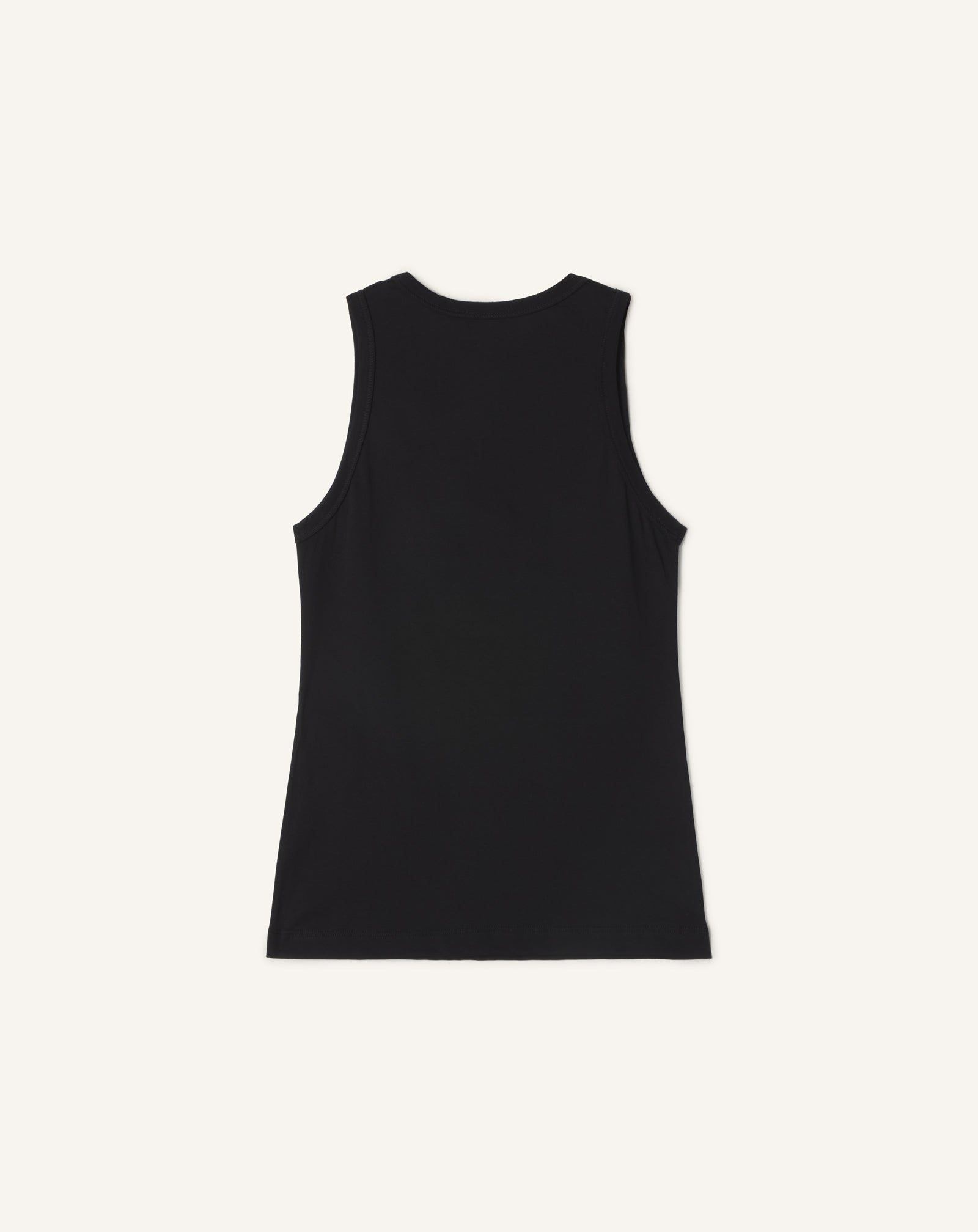 MOTHER AND CHILD EMBROIDERED COTTON JERSEY TANK TOP