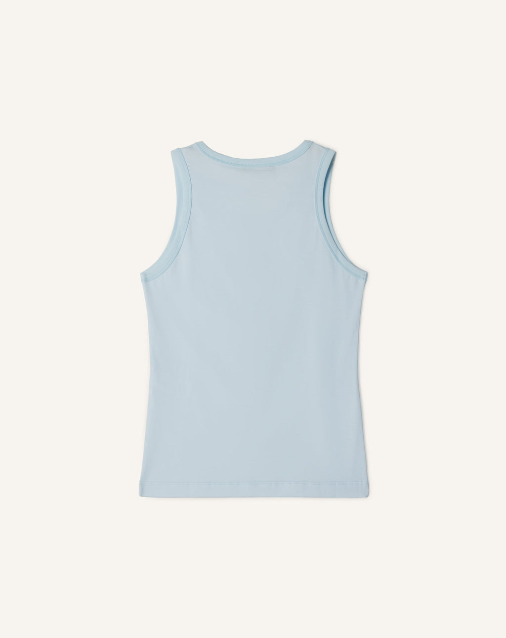 MOTHER AND CHILD EMBROIDERED COTTON JERSEY TANK TOP