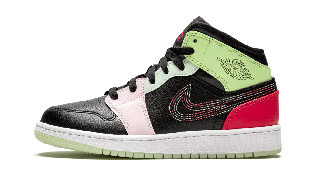 Air Jordan 1 Mid SE GS "Glow In The Dark" AV5174 076