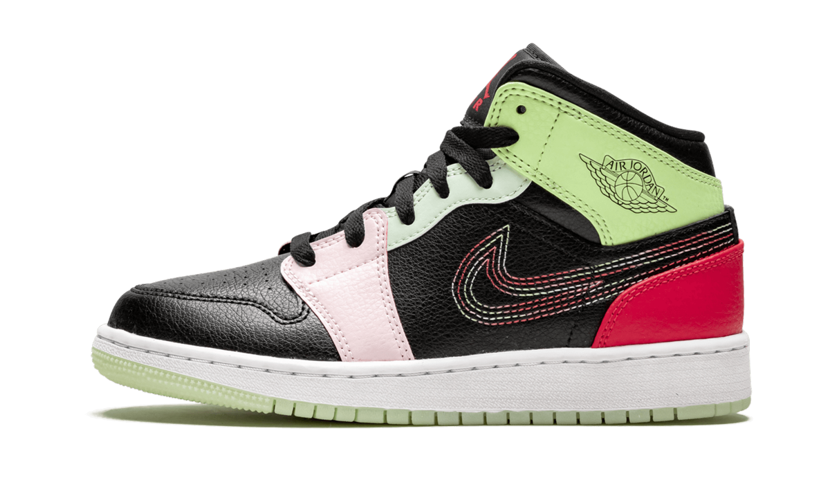 Air Jordan 1 Mid SE GS "Glow In The Dark" AV5174 076