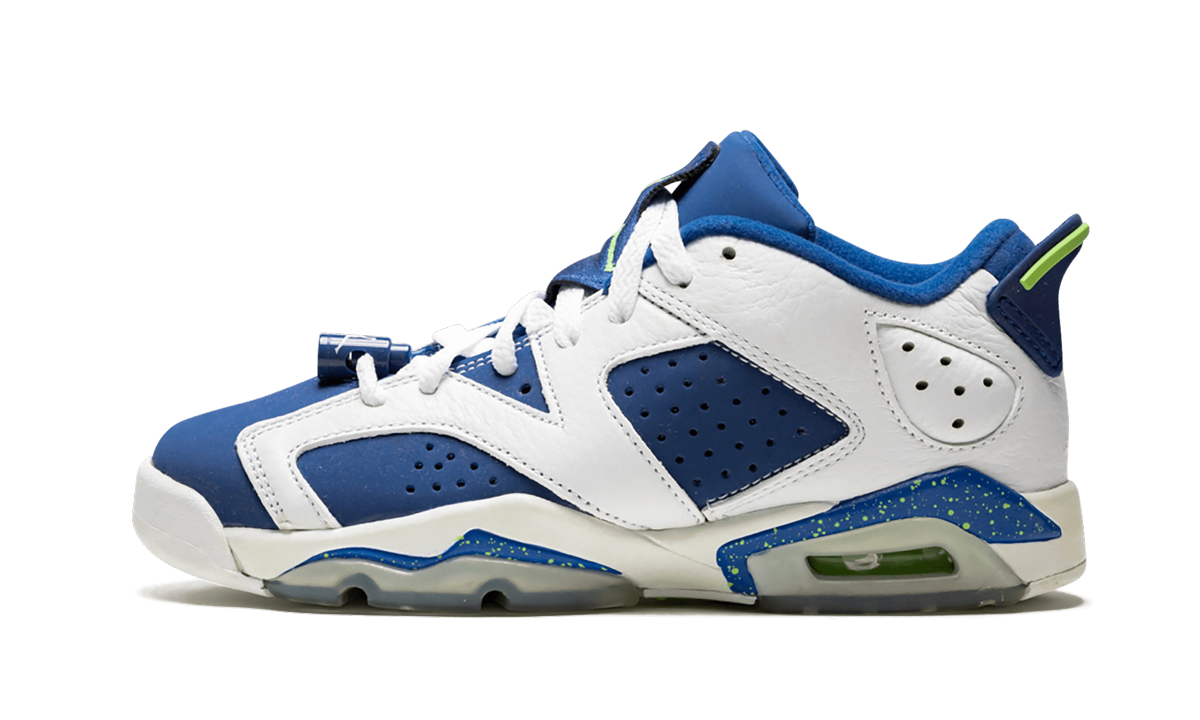 Air Jordan 6 Retro Low GS "Seahawks" 768881 106