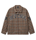 Revenge Valkyrie Embroidered Flannel Brown