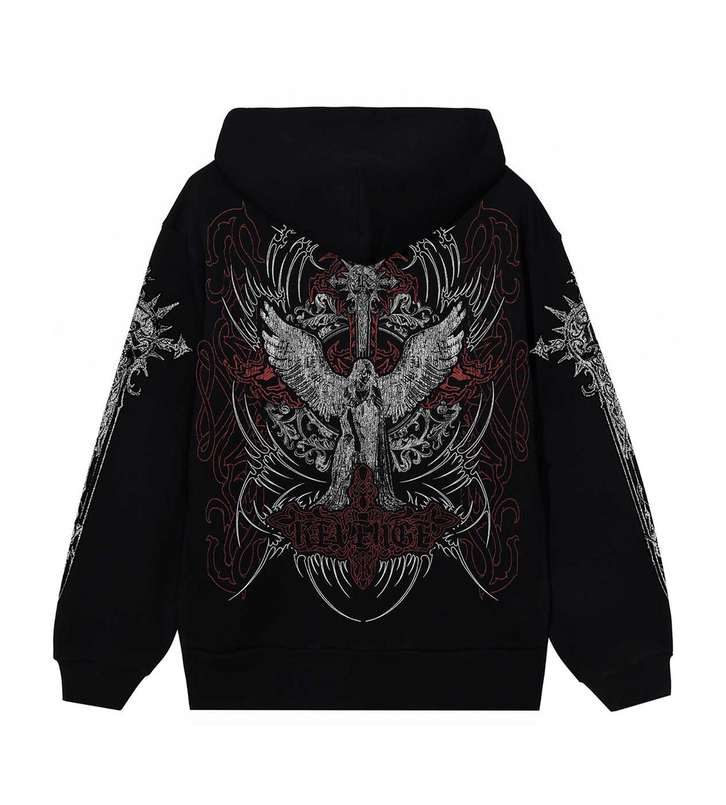 Revenge War Hoodie Black