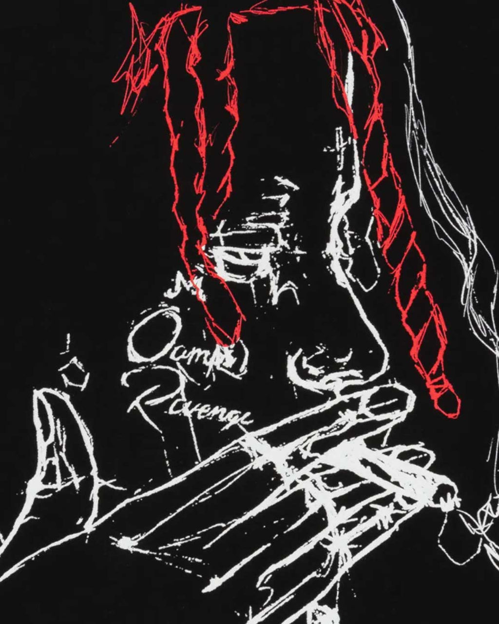 Revenge X Trippie Redd Smoking Arch Tee Black