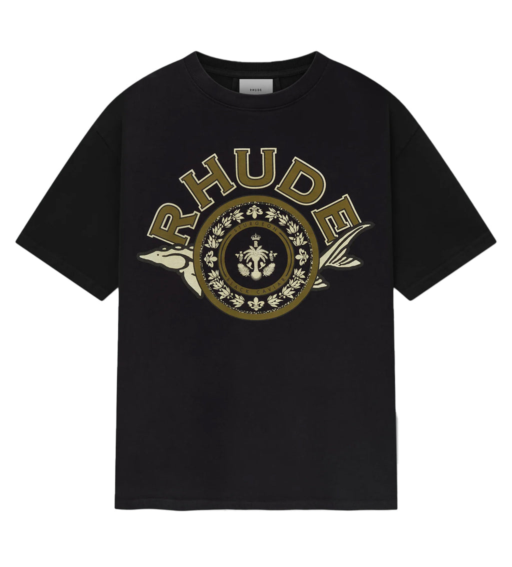 Rhude Caviar Tee Black