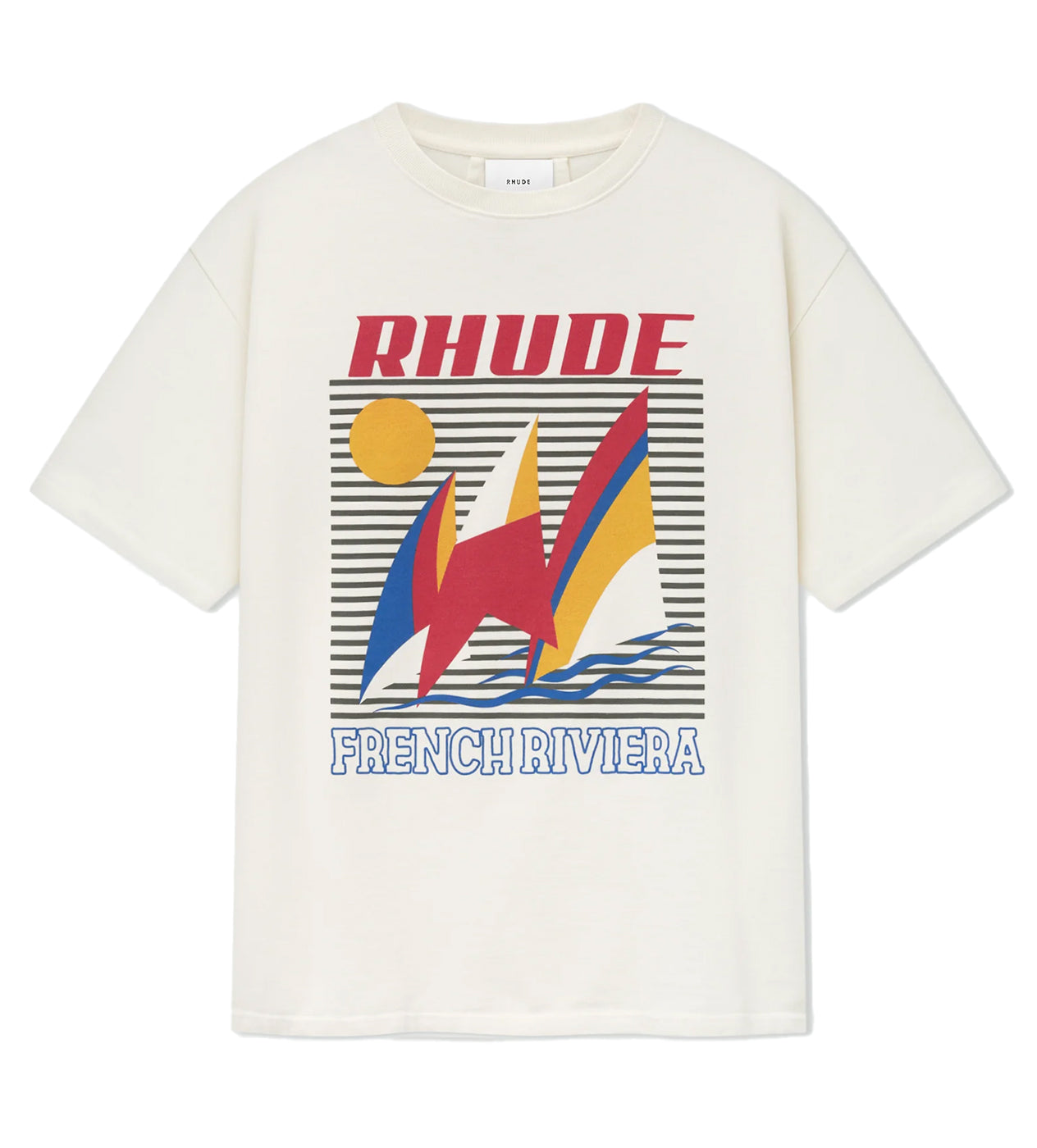 Rhude Poster Tee Cream