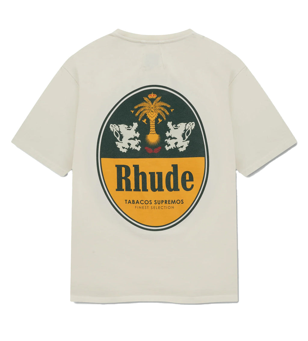 Rhude Tobacco Tee Vintage White