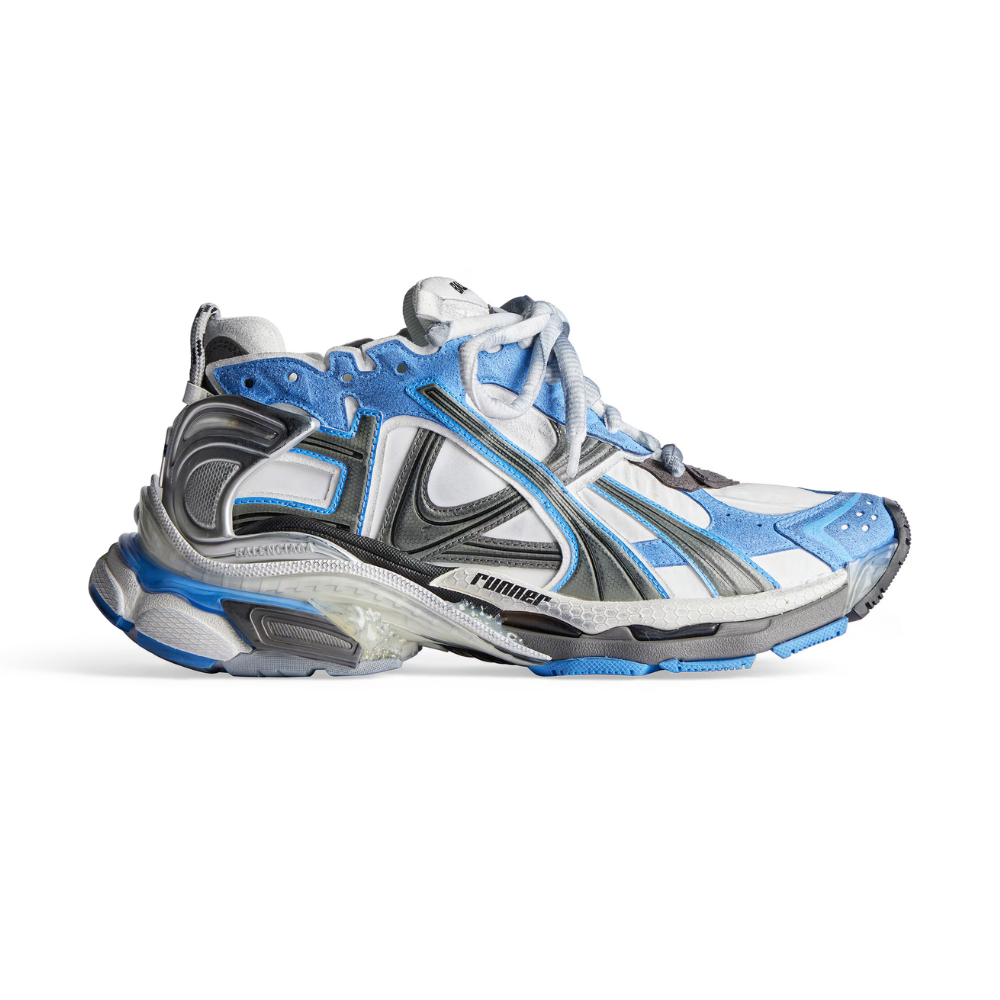 Runner Sneaker – Blue/White/Grey