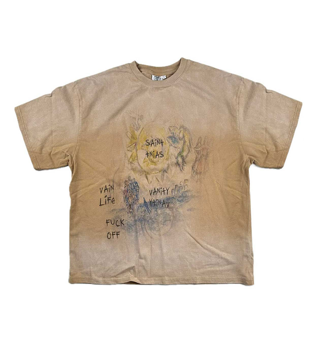 Saint Vanity F*** Off Tee Tan