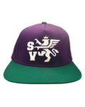 Saint Vanity Griffin Snapback Plum/Green