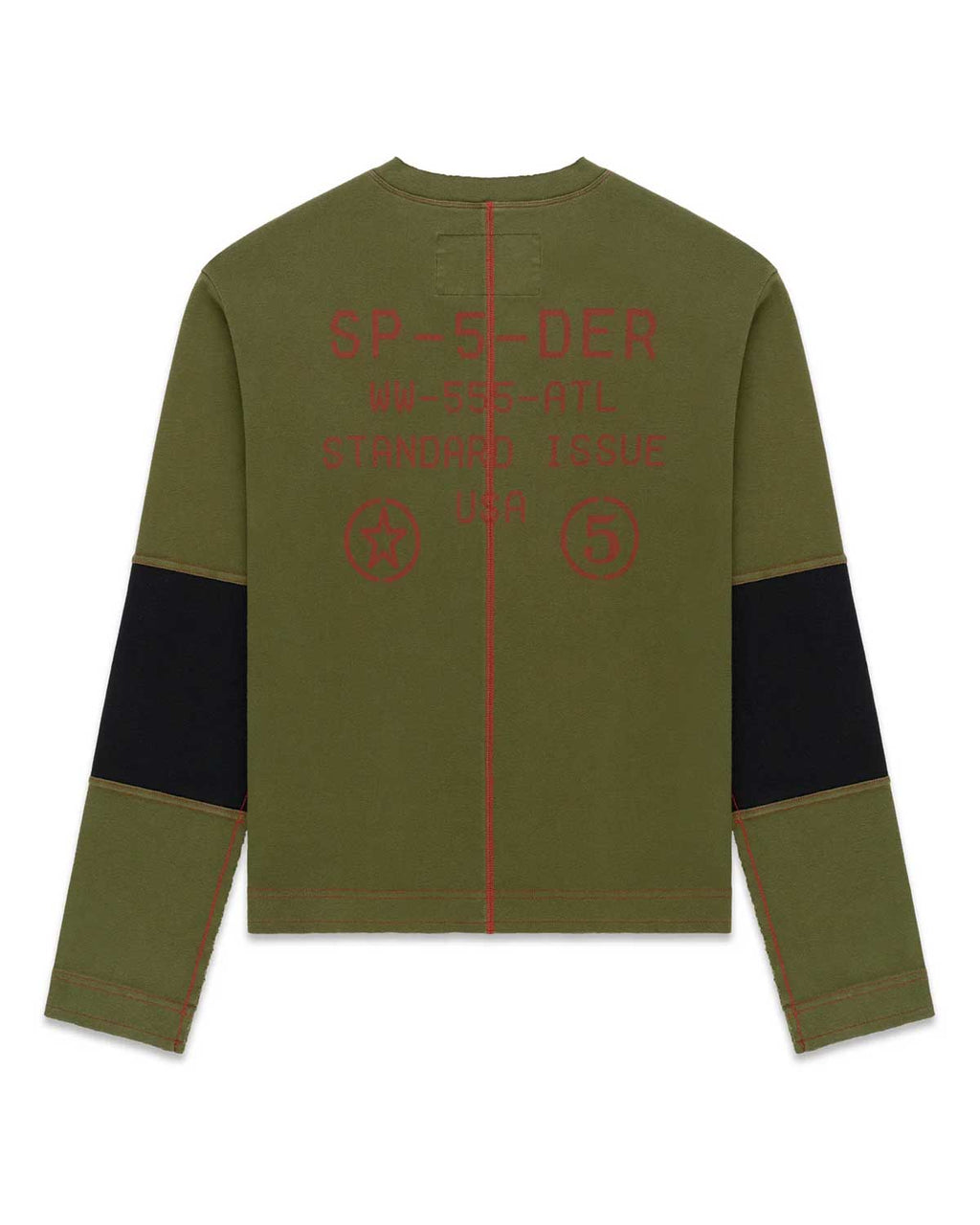 Sp5der Service L/S Tee Chive Green