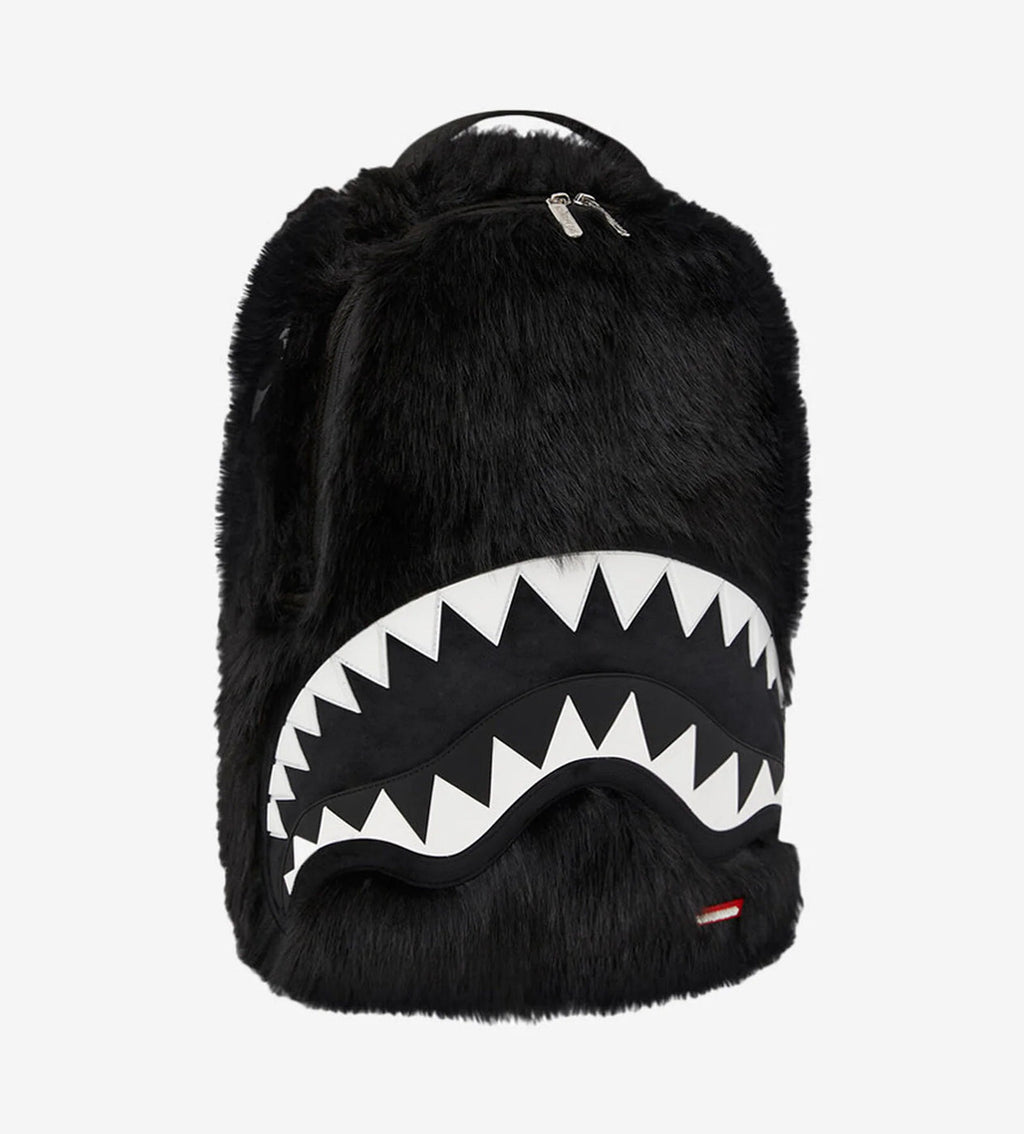 Sprayground Fur Cray Black Backpack