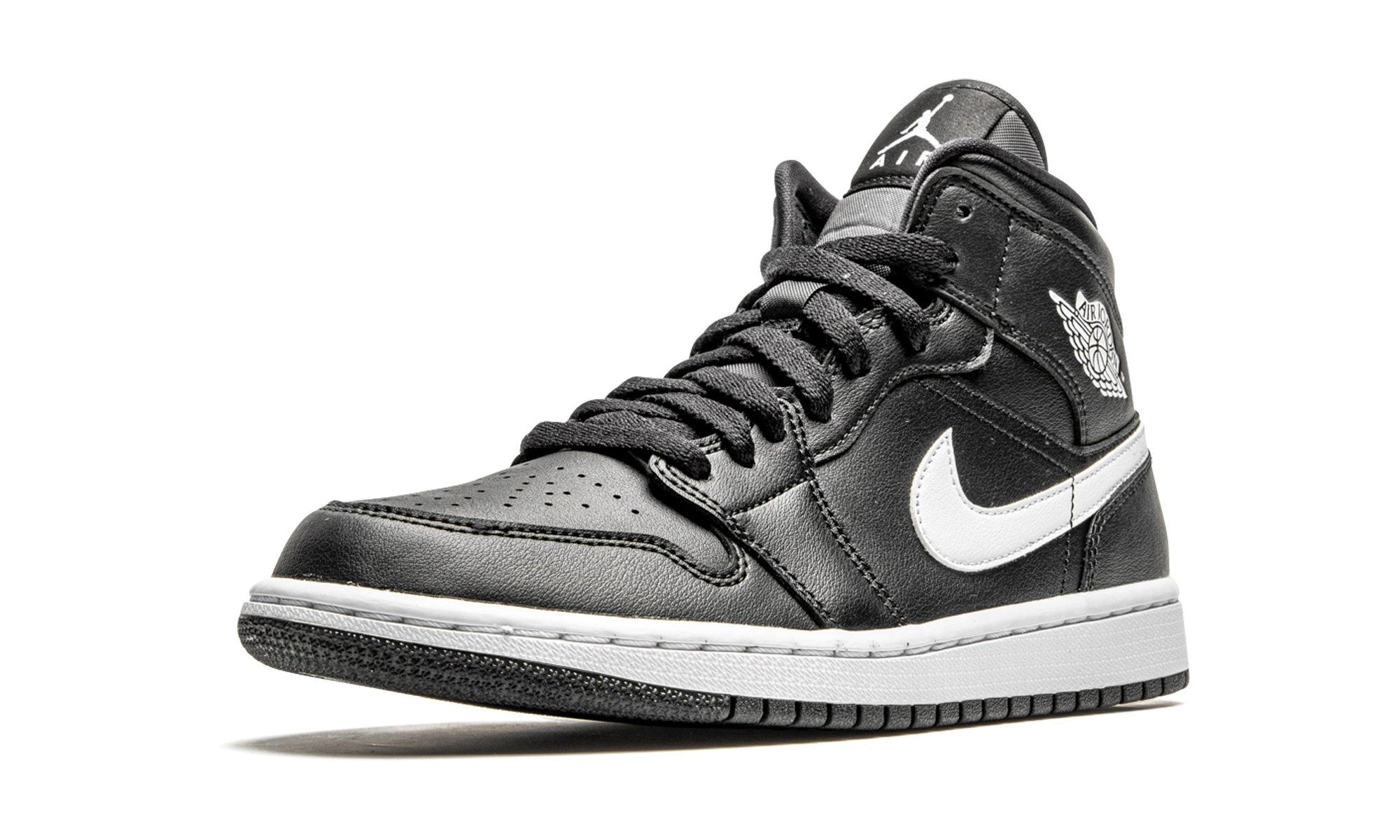AIR JORDAN 1 MID WMNS "Black / White" BQ6472 011