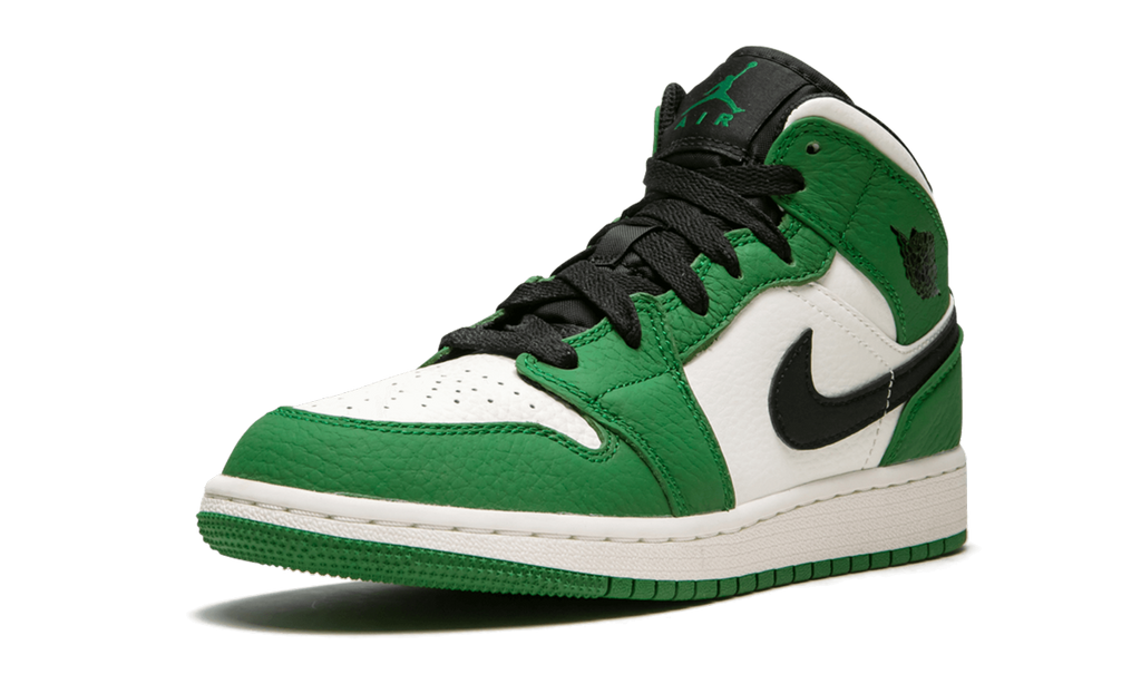 Air Jordan 1 Mid SE GS "Pine Green" BQ6931 301