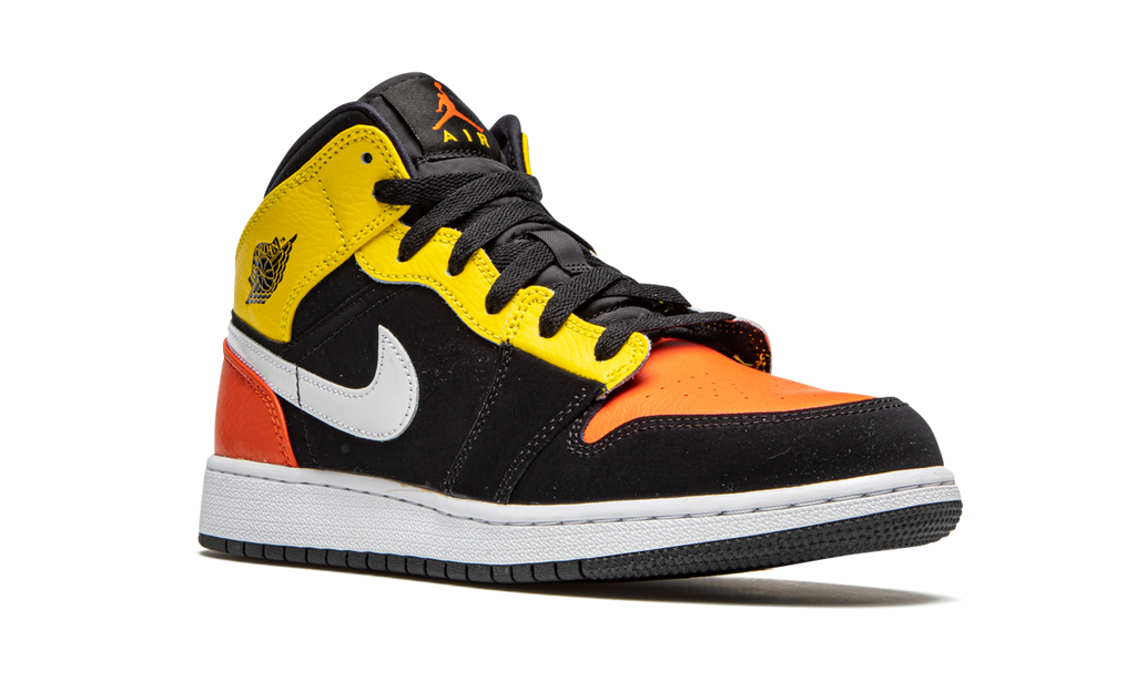 Air Jordan 1 MID SE GS "Amarillo Team Orange" BQ6931 087