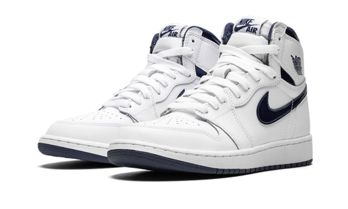 Air Jordan 1 High OG GS "Metallic Navy" 575441 106