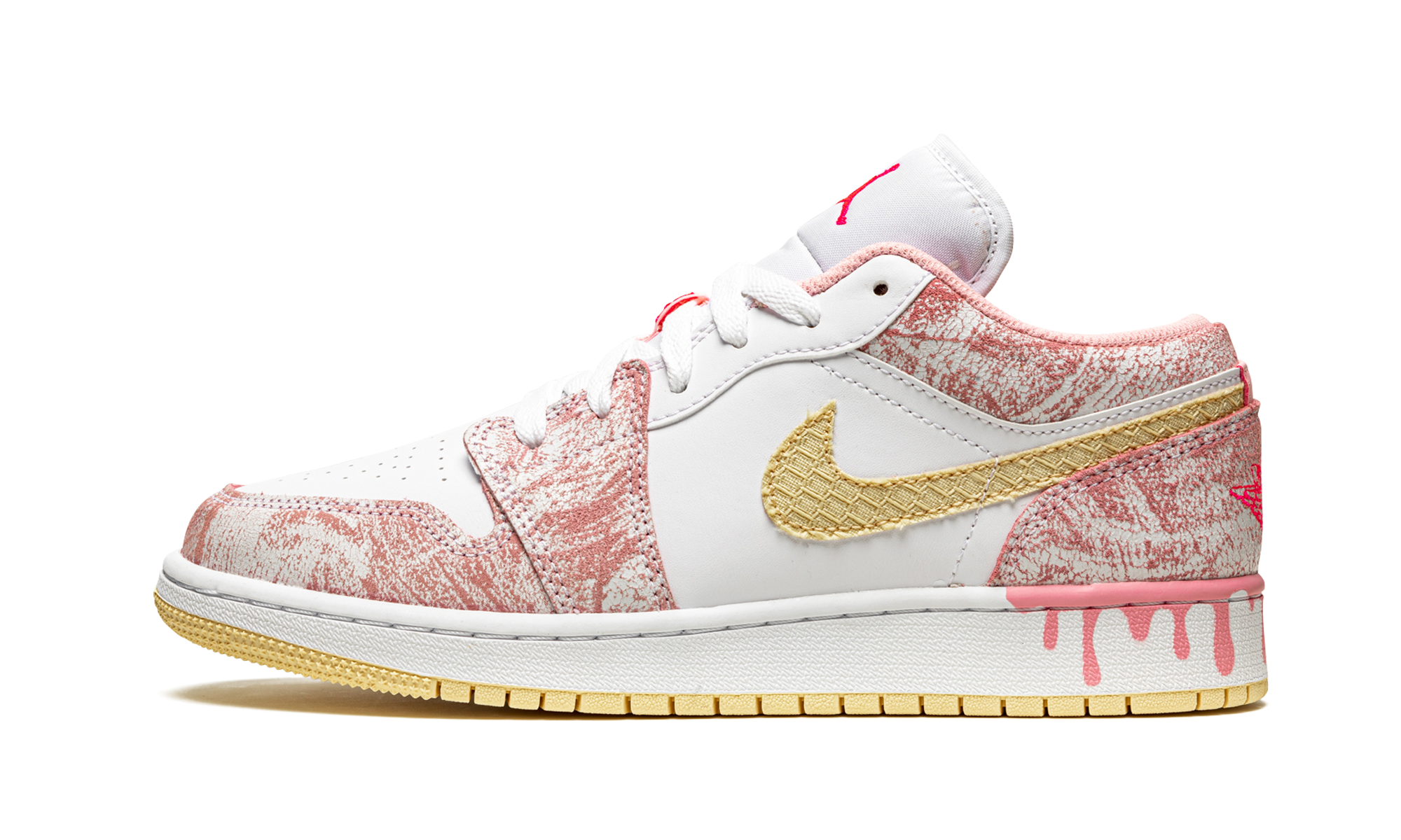 Air Jordan 1 Low SE GS "Paint Drip" CW7104 601
