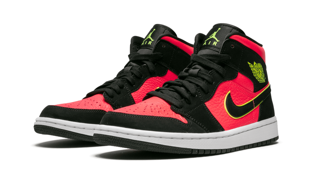 AIR JORDAN 1 MID WMNS "Hot Punch / Volt" BQ6472 006
