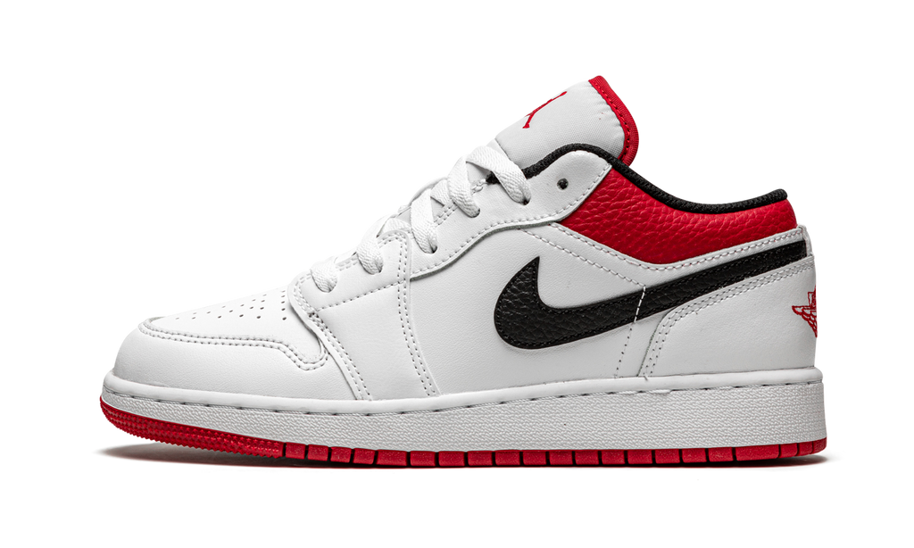 Air Jordan 1 Low GS "White / Gym Red" 553560 118
