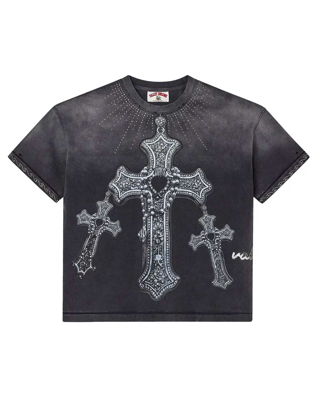 Vale Forever Pierced Tee Black