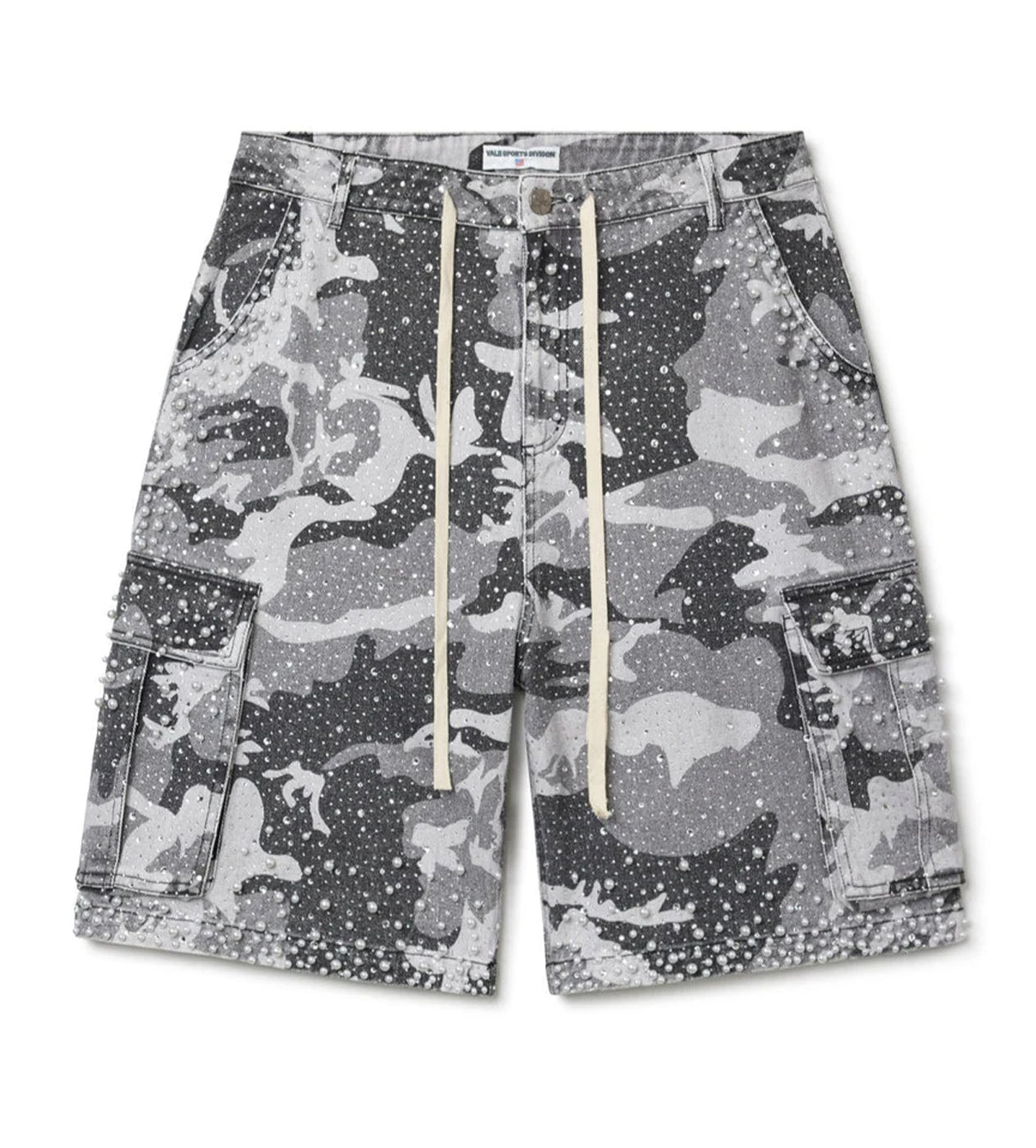 Vale Forever Winter Soulja Crystal Snow Camo Jean Jorts
